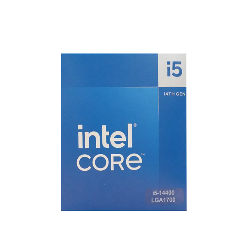 CPU Intel Core i5 14400 (Intel LGA1700 - 10 Core - 16 Thread - Base 2.5Ghz - Turbo 4.7Ghz - Cache 20MB)_Box chính hãng