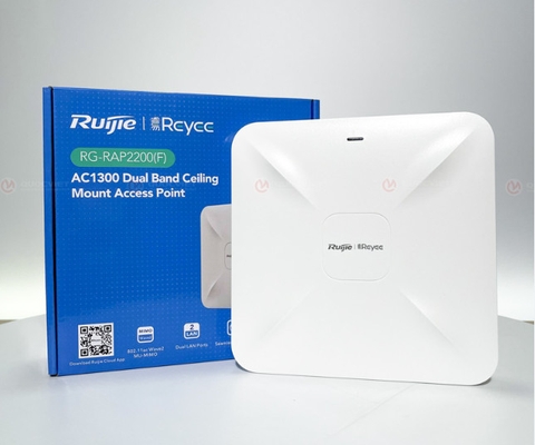 Bộ phát Wifi ốp trần hoặc gắn tường Reyee RG-RAP2200(F)
